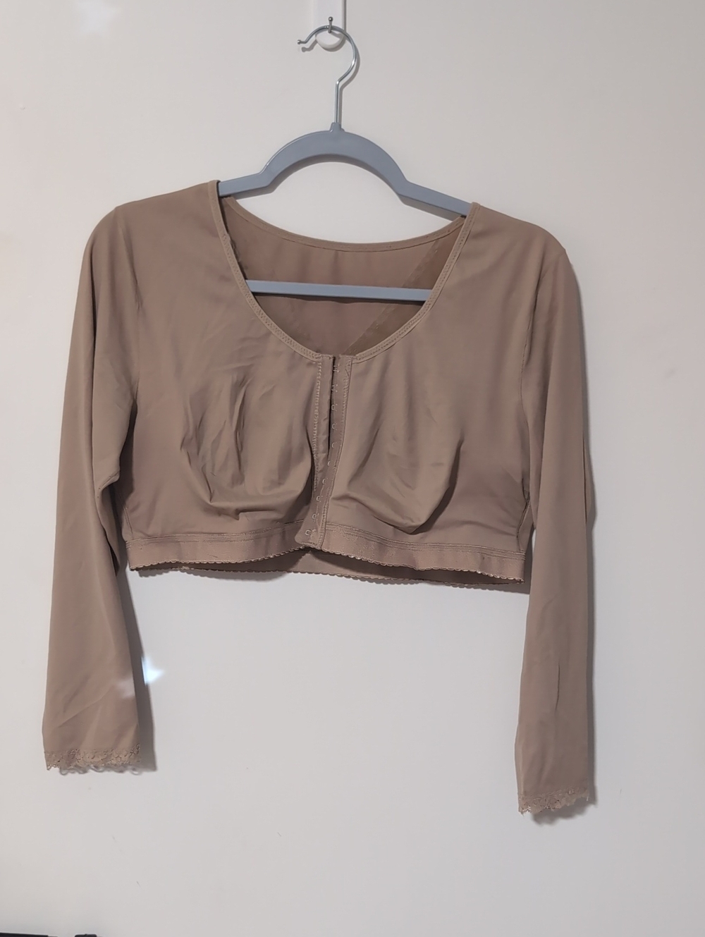2 Pack Long-Sleeve Compression Tops For Arm Lift.